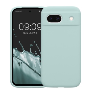 Husa Kwmobile pentru Google Pixel 8a, Verde deschis, Silicon, KWM000020KQ045C - Img 2