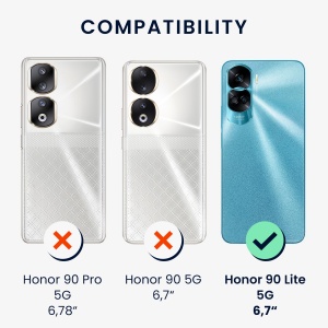 Husa Kwmobile pentru Honor 90 Lite, Albastru, Silicon, 61745.251 - Img 5