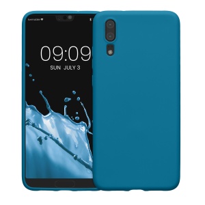 Husa Kwmobile pentru Huawei P20, Albastru, Silicon, KWM000008PX013C - Img 2