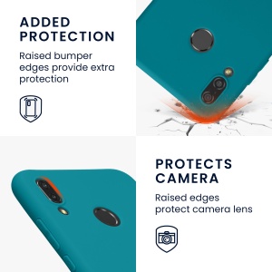 Husa Kwmobile pentru Huawei P20 Lite, Albastru, Silicon, KWM000008RT026C - Img 4