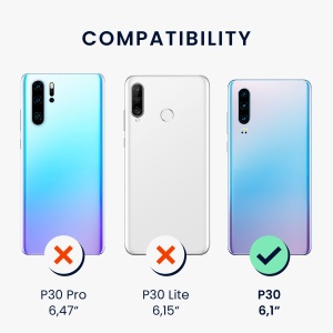 Husa Kwmobile pentru Huawei P30, Albastru inchis, Silicon, KWM000009MF024C - Img 6