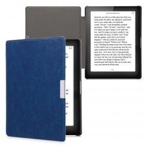 Husa kwmobile pentru Kobo Aura Edition 1, Piele ecologica, Albastru, 24410.04 - Img 2