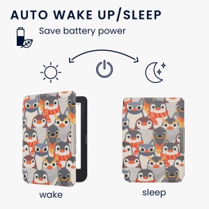 Husa Kwmobile pentru Kobo Clara 2E, Multicolor, Piele ecologica, KWM000017NU051C - Img 3