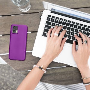 Husa Kwmobile pentru Motorola Edge 30 Neo, Violet, Silicon, KWM0000201J006C - Img 5
