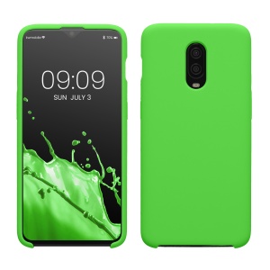 Husa Kwmobile pentru OnePlus 6T, Verde, Silicon, KWM000009BL034C - Img 1