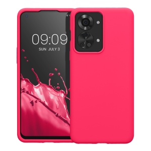 Husa Kwmobile pentru OnePlus Nord 2T, Roz, Silicon, KWM000016CQ022C - Img 2
