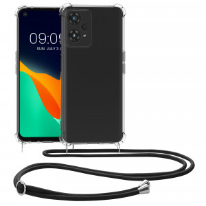 Husa Kwmobile pentru OnePlus Nord CE 2 Lite 5G, Silicon, Transparent/Negru, 58758.01 - Img 2
