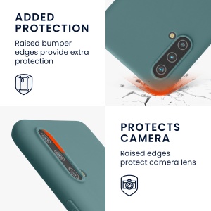Husa Kwmobile pentru OnePlus Nord CE 5G, Verde deschis, Silicon, KWM000013HO014C - Img 4