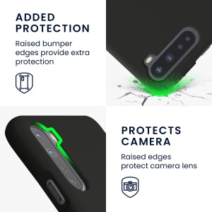 Husa Kwmobile pentru OnePlus Nord, Negru, Silicon, KWM0000117M033C - Img 3