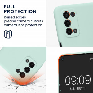 Husa Kwmobile pentru OPPO A74 5G/A54 5G, Silicon, Verde, 57571.200 - Img 4