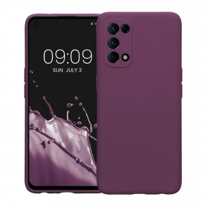 Husa Kwmobile pentru OPPO Find X3 Lite, Silicon, Violet, 57661.187 - Img 2