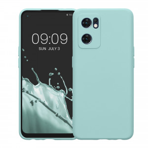 Husa Kwmobile pentru OPPO Find X5 Lite, Silicon, Verde, 57633.71 - Img 2