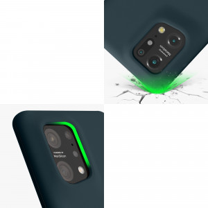 Husa kwmobile pentru OPPO Find X5 , Silicon, Albastru, 57629.202 - Img 8