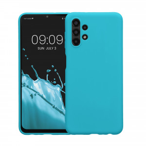 Husa kwmobile pentru Samsung Galaxy A13 4G, Silicon, Albastru, 57805.205 - Img 2