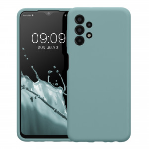 Husa kwmobile pentru Samsung Galaxy A13 4G, Silicon, Verde, 57832.207 - Img 2