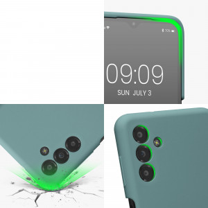 Husa Kwmobile pentru Samsung Galaxy A13 5G, Silicon, Verde, 59453.207 - Img 8