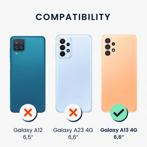 Husa Kwmobile pentru Samsung Galaxy A13, Silicon, Albastru, 57832.224 - Img 6