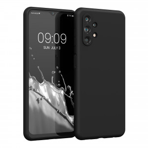 Husa Kwmobile pentru Samsung Galaxy A13, Silicon, Negru, 57805.01 - Img 1