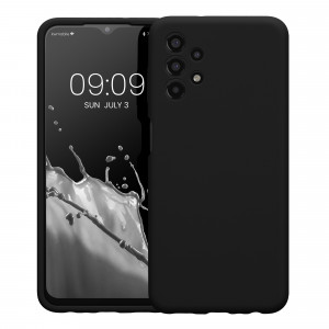Husa Kwmobile pentru Samsung Galaxy A13, Silicon, Negru, 57832.01 - Img 2