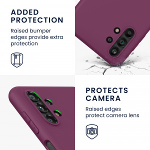 Husa Kwmobile pentru Samsung Galaxy A13, Silicon, Violet, 57805.187 - Img 4