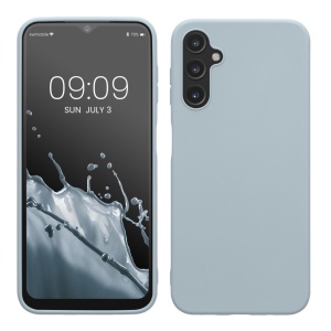 Husa Kwmobile pentru Samsung Galaxy A14 5G, Albastru deschis, Silicon, 61462.58 - Img 1