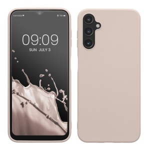 Husa Kwmobile pentru Samsung Galaxy A14 5G, Crem, Silicon, KWM0000195F014C - Img 1