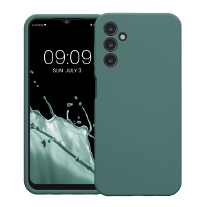 Husa Kwmobile pentru Samsung Galaxy A14 5G, Verde deschis, Silicon, 60808.207 - Img 2