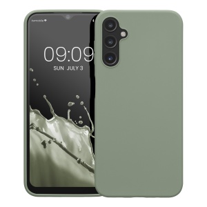 Husa Kwmobile pentru Samsung Galaxy A14 5G, Verde, Silicon, KWM0000195F012C - Img 2