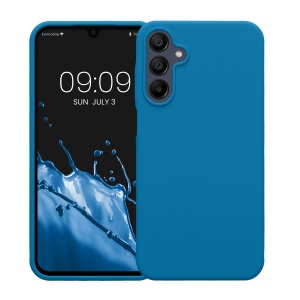 Husa Kwmobile pentru Samsung Galaxy A15 5G, Albastru, Silicon, KWM000021MF018C - Img 2