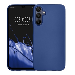 Husa Kwmobile pentru Samsung Galaxy A15 5G, Albastru, Silicon, KWM000021MJ002C - Img 2
