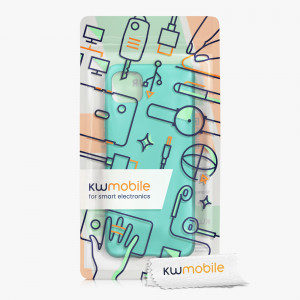 Husa Kwmobile pentru Samsung Galaxy A22 5G, Silicon, Verde, 55247.128 - Img 7
