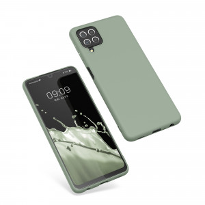 Husa Kwmobile pentru Samsung Galaxy A22, Silicon, Verde, 55493.172 - Img 2