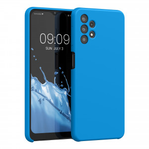 Husa Kwmobile pentru Samsung Galaxy A32 5G, Silicon, Albastru, 54336.157 - Img 1