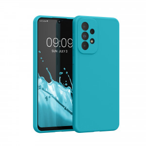 Husa kwmobile pentru Samsung Galaxy A33 5G, Silicon, Albastru, 57833.205 - Img 1