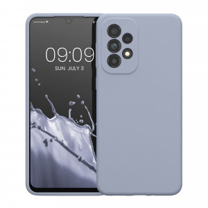 Husa kwmobile pentru Samsung Galaxy A33 5G, Silicon, Albastru, 57833.58 - Img 2