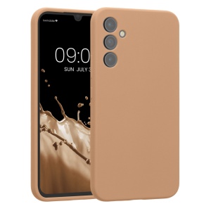 Husa Kwmobile pentru Samsung Galaxy A34 5G, Crem, Silicon, 60807.245 - Img 1