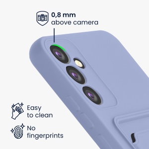 Husa Kwmobile pentru Samsung Galaxy A34 5G, Mov, Silicon, KWM0000191B005C - Img 3