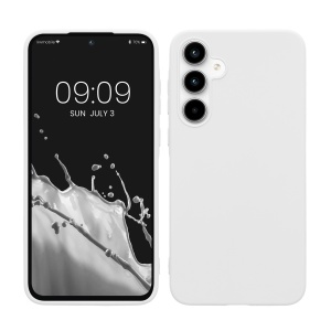 Husa Kwmobile pentru Samsung Galaxy A35, Alb, Silicon, KWM000021PB002C - Img 1