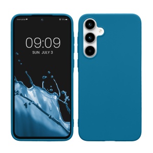 Husa Kwmobile pentru Samsung Galaxy A35, Albastru, Silicon, KWM000021PB014C - Img 1