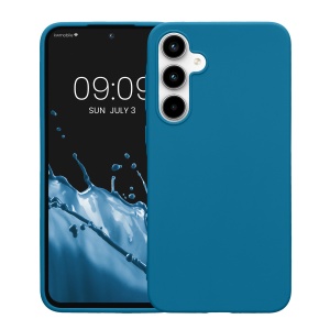 Husa Kwmobile pentru Samsung Galaxy A35, Albastru, Silicon, KWM000021PB014C - Img 2
