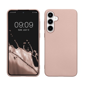 Husa Kwmobile pentru Samsung Galaxy A35, Roz, Silicon, KWM000021PC001C - Img 1