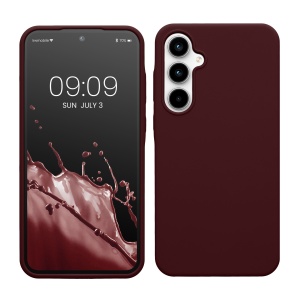 Husa Kwmobile pentru Samsung Galaxy A35, Visiniu, Silicon, KWM000021PA014C - Img 1
