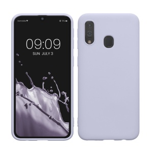 Husa Kwmobile pentru Samsung Galaxy A40, Mov deschis, Silicon, KWM000009ZX036C - Img 1
