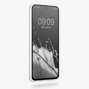 Husa Kwmobile pentru Samsung Galaxy A40, Silicon, Alb, 48547.48 - Img 3