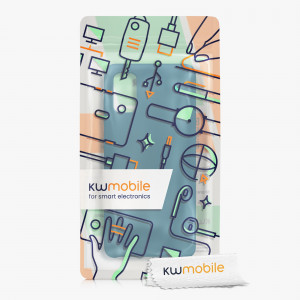 Husa Kwmobile pentru Samsung Galaxy A41, Silicon, Verde, 52301.57 - Img 7