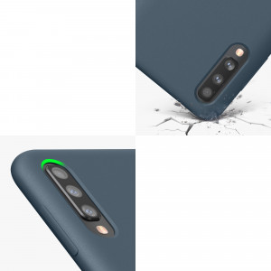 Husa Kwmobile pentru Samsung Galaxy A50, Silicon, Albastru, 48715.202 - Img 8