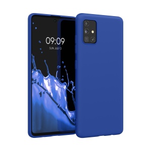 Husa Kwmobile pentru Samsung Galaxy A51, Albastru, Silicon, KWM000010YZ044C - Img 1