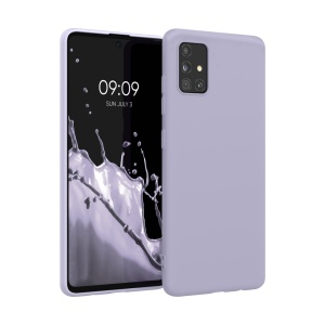 Husa Kwmobile pentru Samsung Galaxy A51, Mov deschis, Silicon, KWM000010YZ053C - Img 1