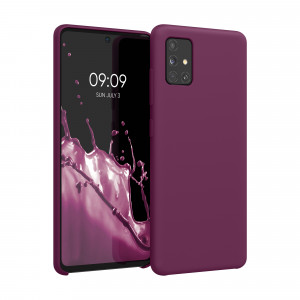 Husa Kwmobile pentru Samsung Galaxy A51, Silicon, Violet, 51197.187 - Img 1