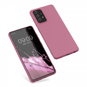 Husa Kwmobile pentru Samsung Galaxy A52/Galaxy A52 5G/Galaxy A52s 5G, Silicon, Violet, 54346.167 - Img 2